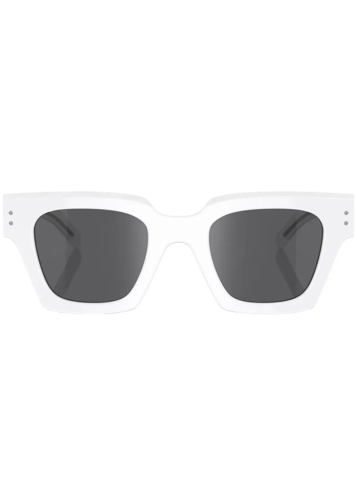 Dolce & Gabbana Eyewear ロゴプリント スクエアフレーム サングラス - 画像1