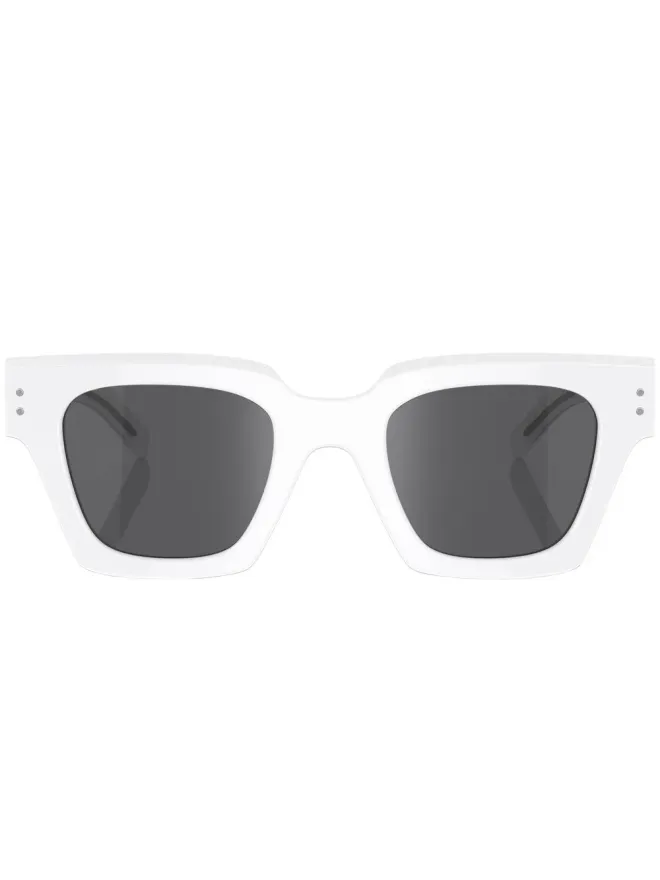 Dolce & Gabbana Eyewear Dolce & Gabbana Eyewear ロゴプリント スクエアフレーム サングラスの商品画像