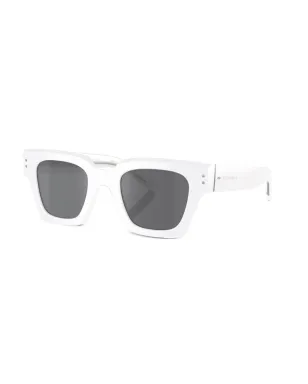 Dolce & Gabbana Eyewear ロゴプリント スクエアフレーム サングラス - サムネイル2