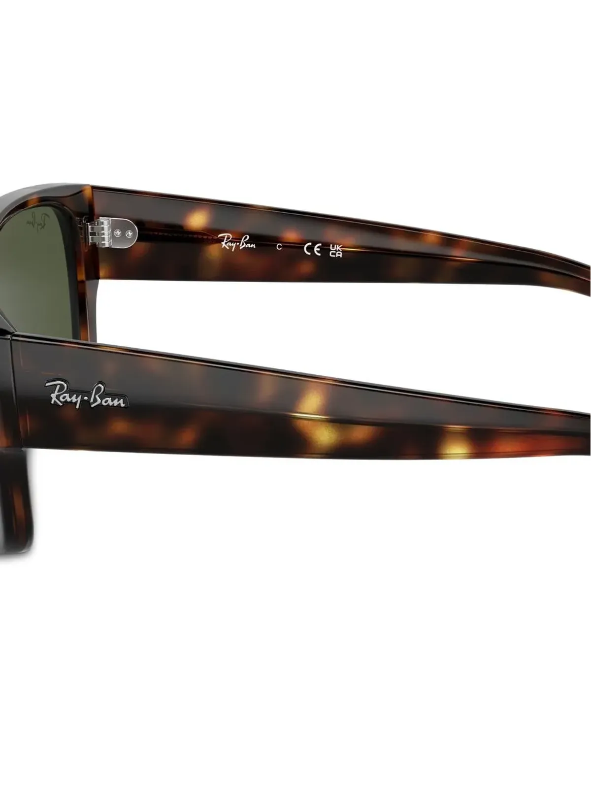 Ray-Ban べっ甲風 長方形フレーム サングラス - 画像3