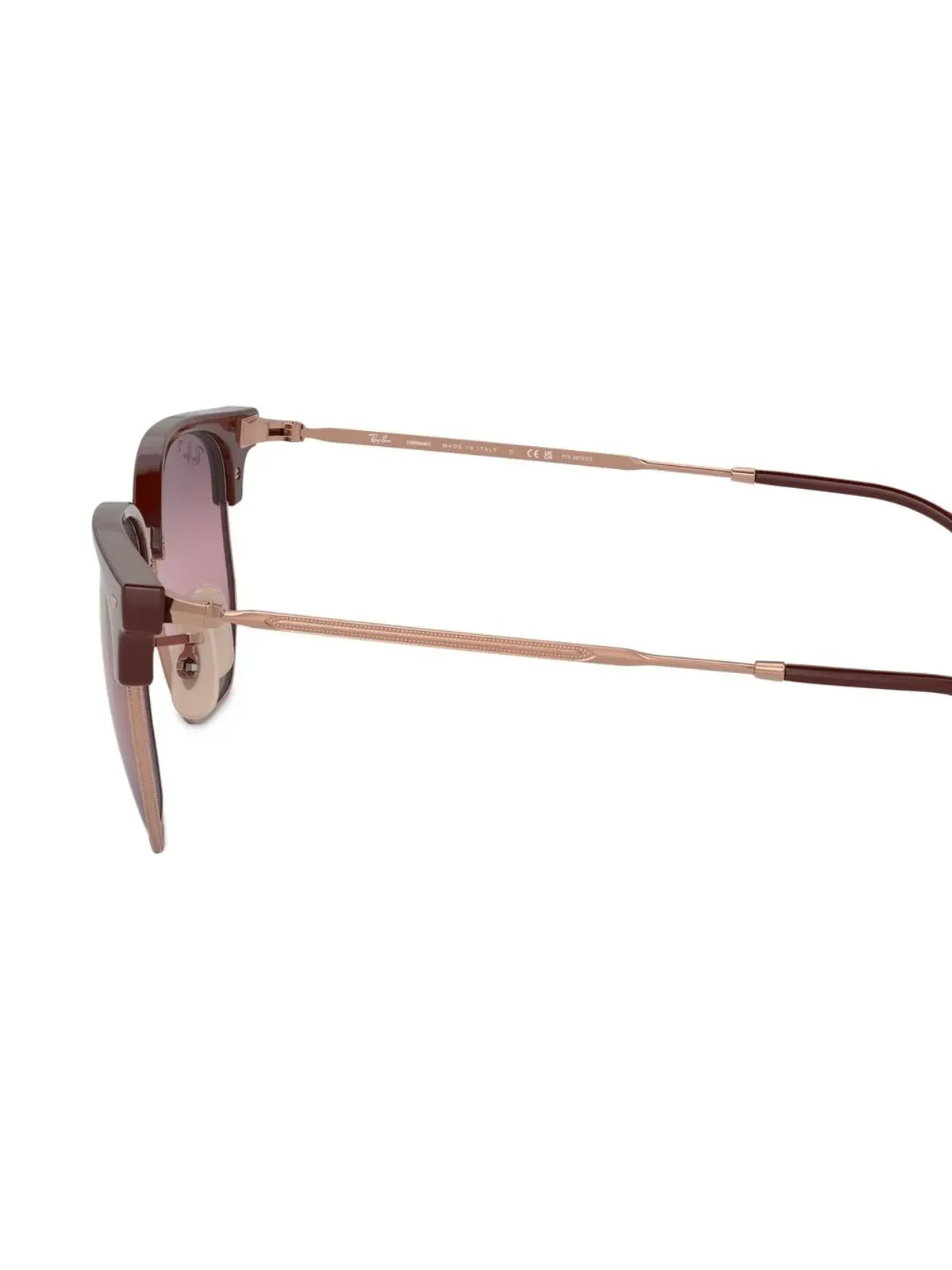 Ray-Ban ニュー クラブマスター グラデーションレンズ サングラス レッド - 画像3