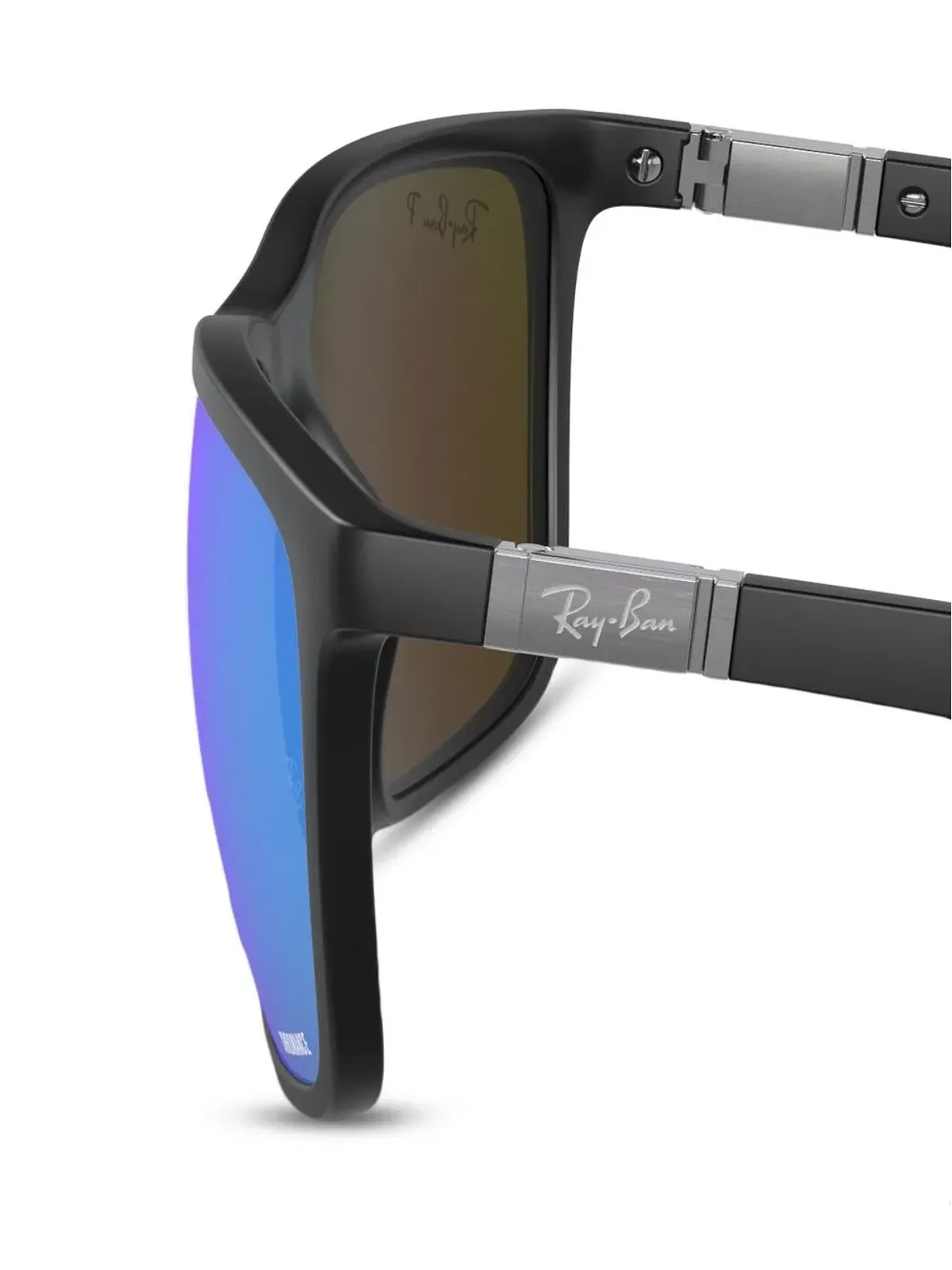 Ray-Ban レクタングルフレーム ミラーレンズ サングラス - 画像3