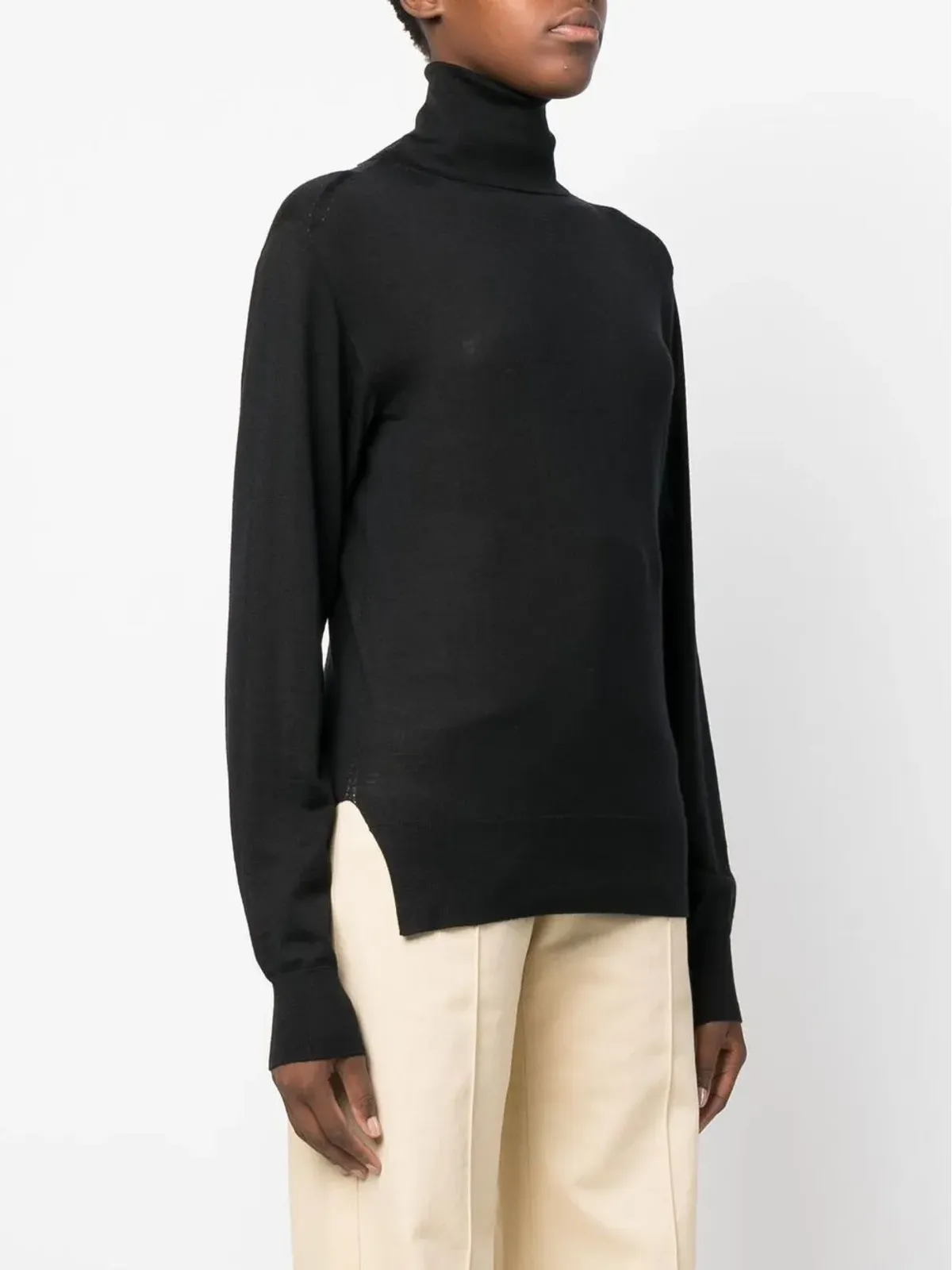 Jil Sander タートルネック長袖ニット - 画像3