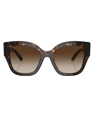 Tory Burch ウェイファーラー型サングラス - グリーン - サムネイル1