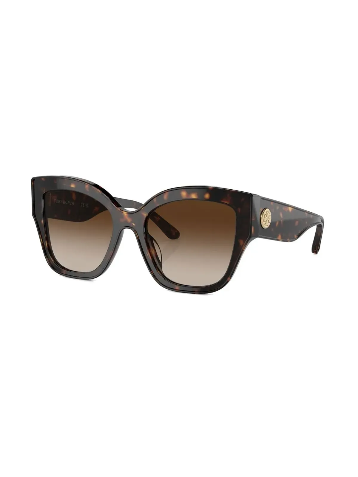 Tory Burch ウェイファーラー型サングラス - グリーン - 画像2