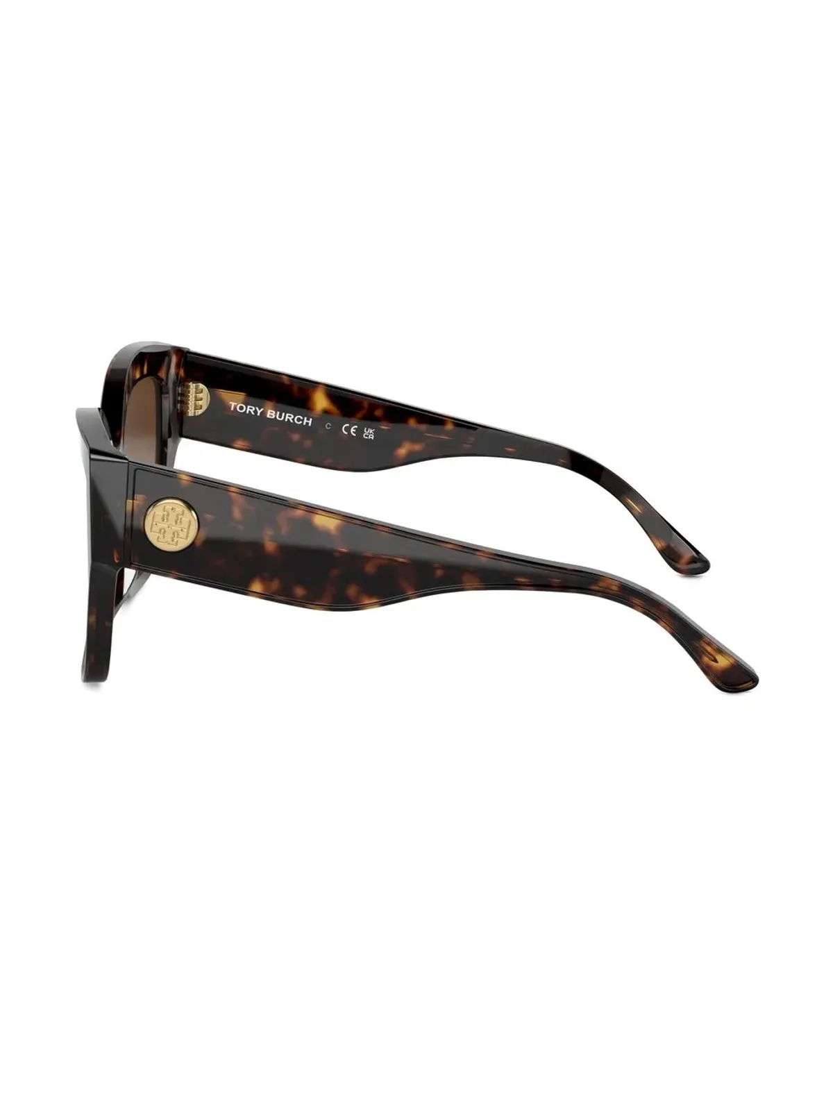 Tory Burch ウェイファーラー型サングラス - グリーン - 画像3