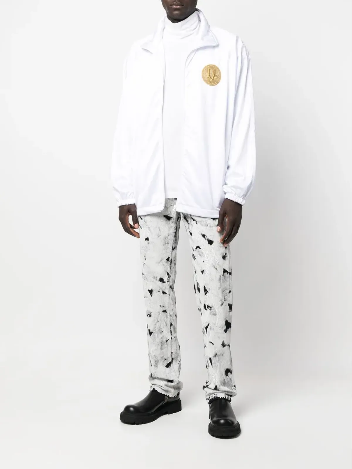 VETEMENTS ロゴパッチ スポーツジャケット - 画像2