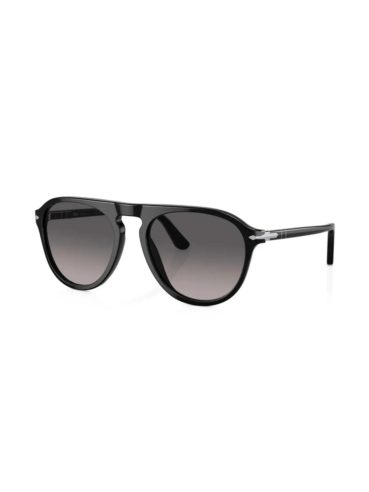 Persol ラウンドフレームティンテッドサングラス - 画像2
