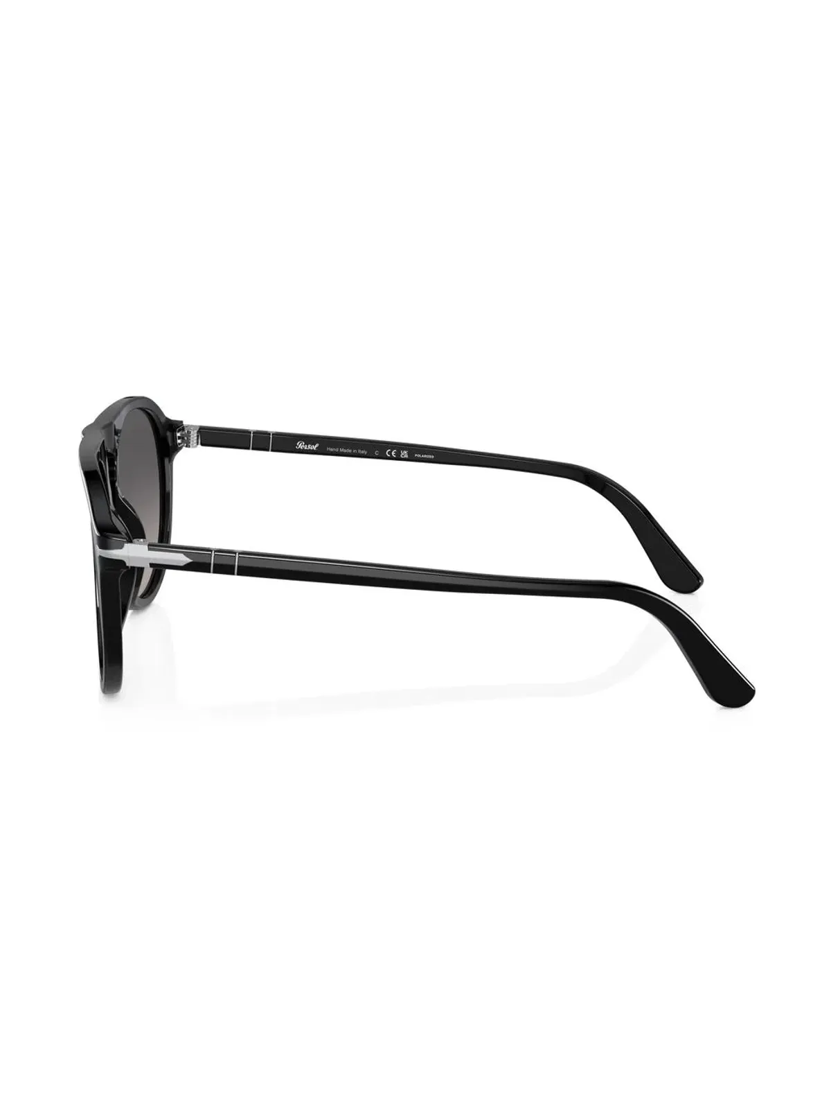 Persol ラウンドフレームティンテッドサングラス - 画像3