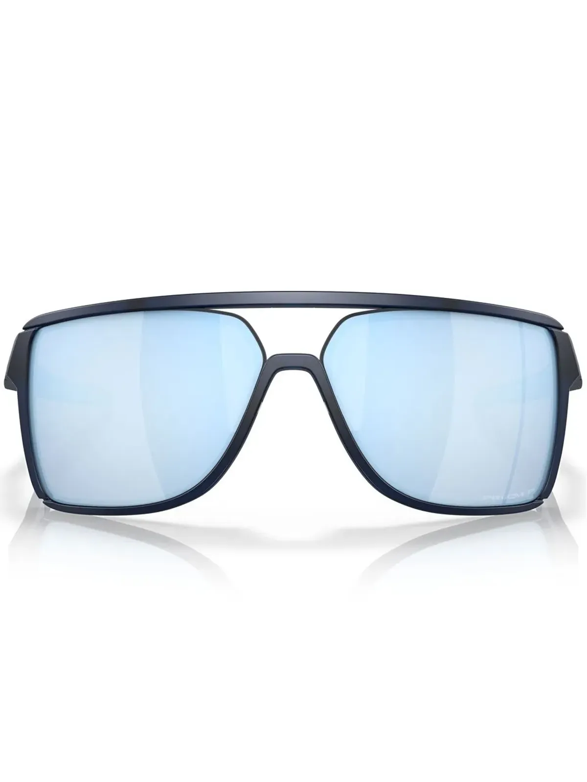 Oakley Castel スクエアフレーム サングラス ブルー - 画像1