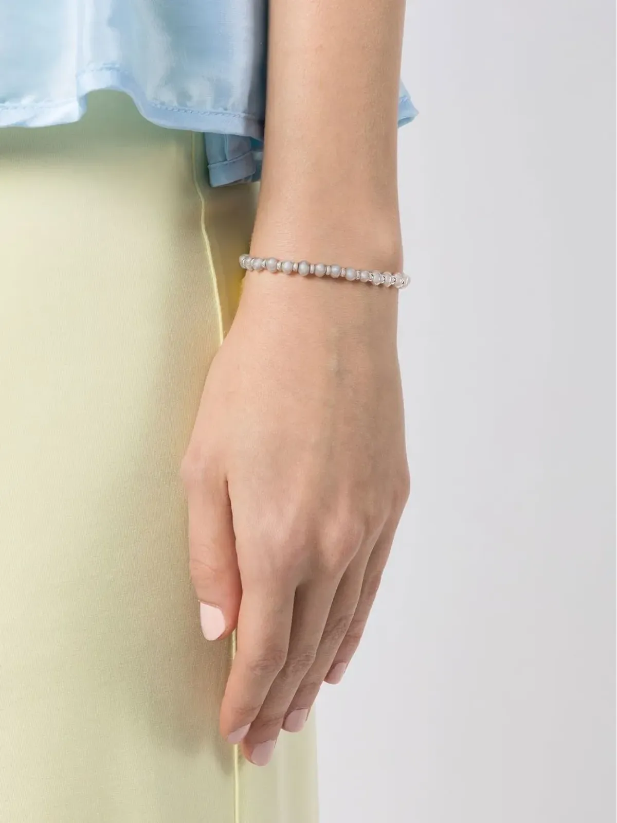 DOWER AND HALL Timeless Pearl Halo ブレスレット - White - 画像2