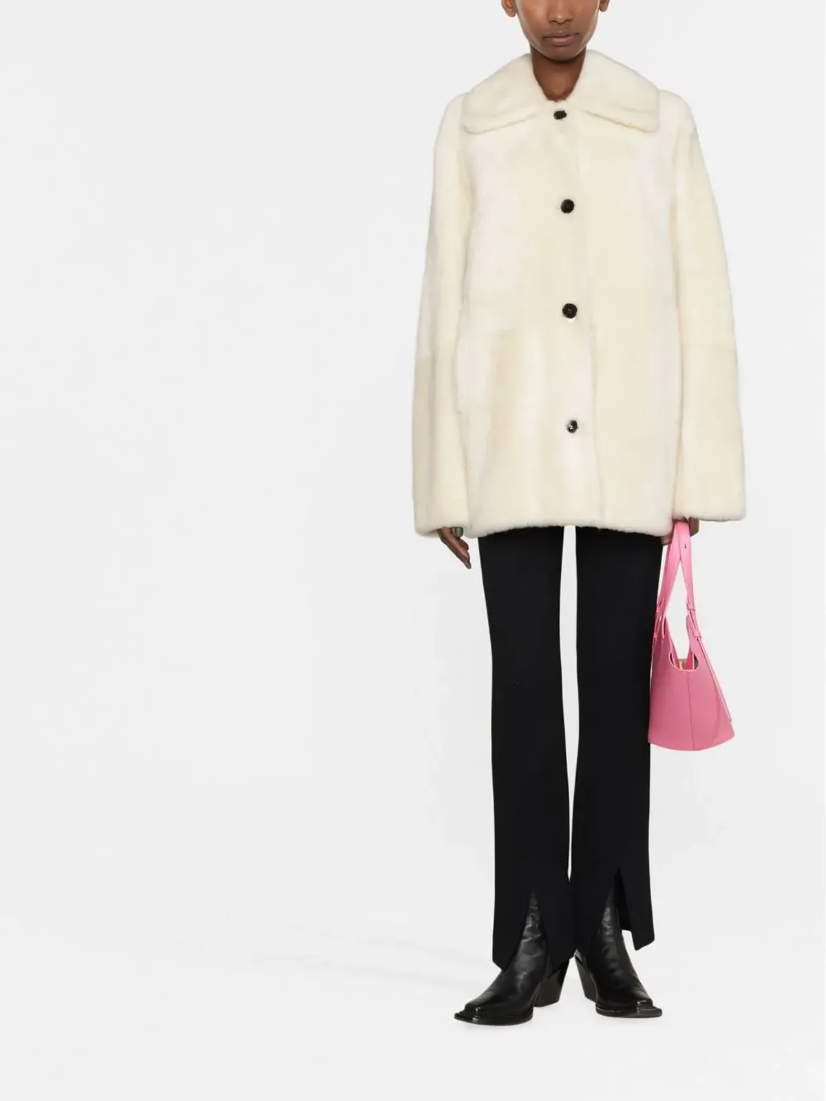 Jil Sander リバーシブルシェアリングジャケット - 画像2