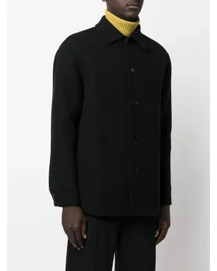Jil Sander ボタンアップ ウール シャツジャケット - サムネイル3
