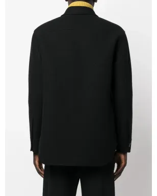 Jil Sander ボタンアップ ウール シャツジャケット - サムネイル4