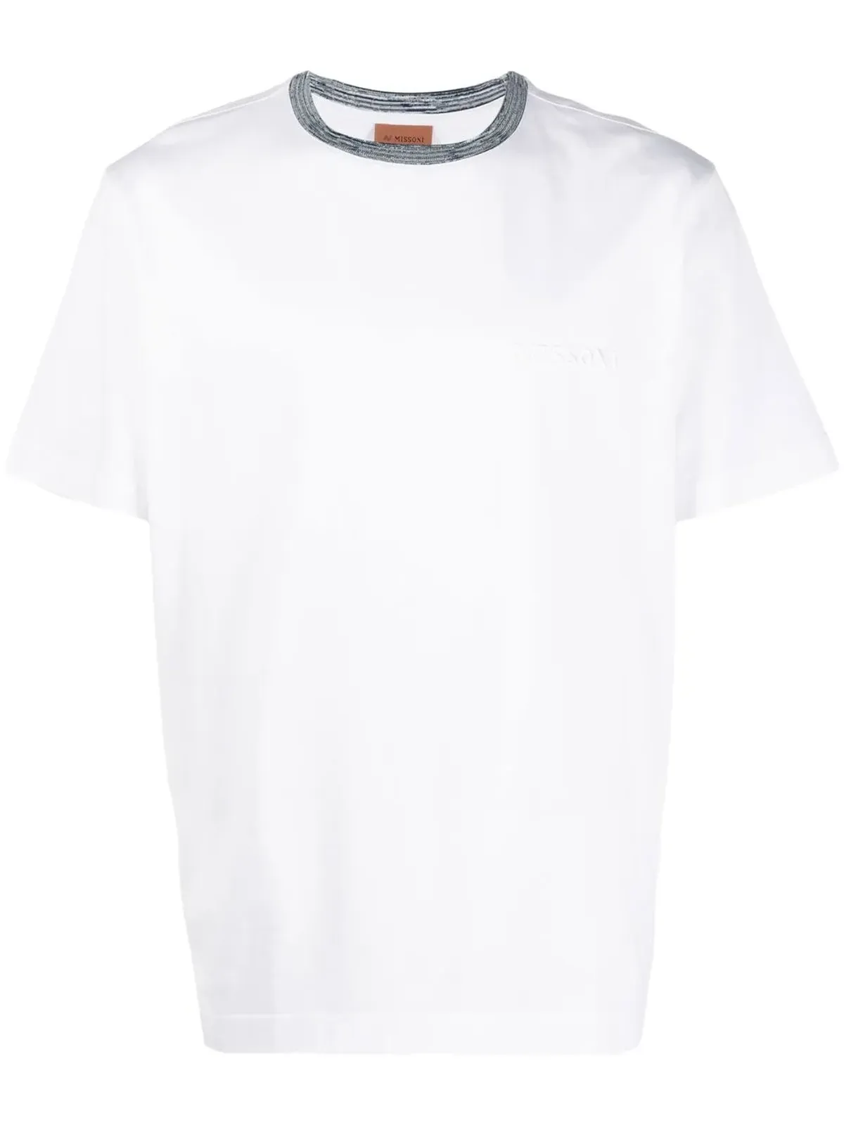 Missoni コントラストネックラインディテールTシャツ - 画像1