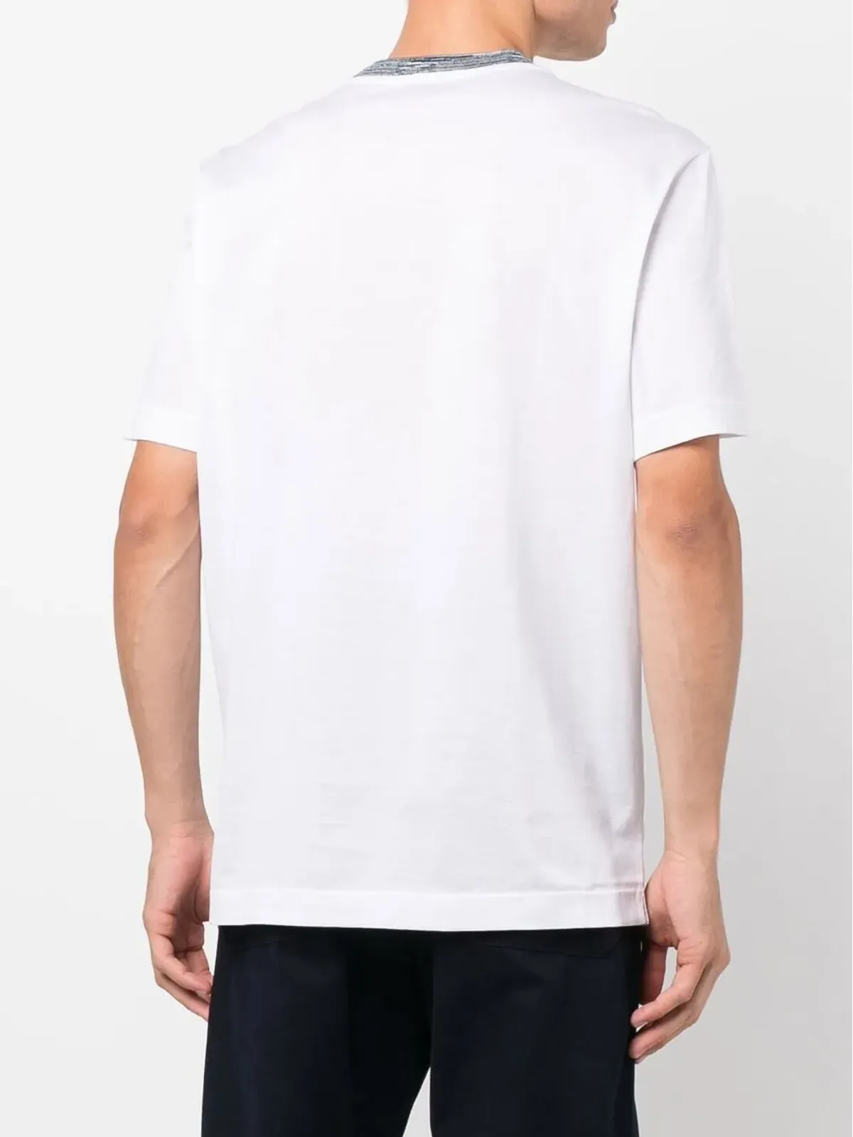 Missoni コントラストネックラインディテールTシャツ - 画像4