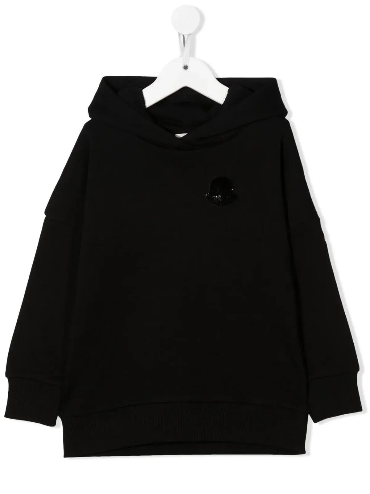 Moncler Enfant ロゴ入りフード付きジャンパースカート - 画像1
