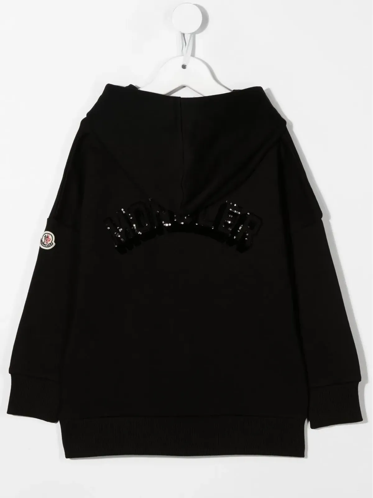 Moncler Enfant ロゴ入りフード付きジャンパースカート - 画像2