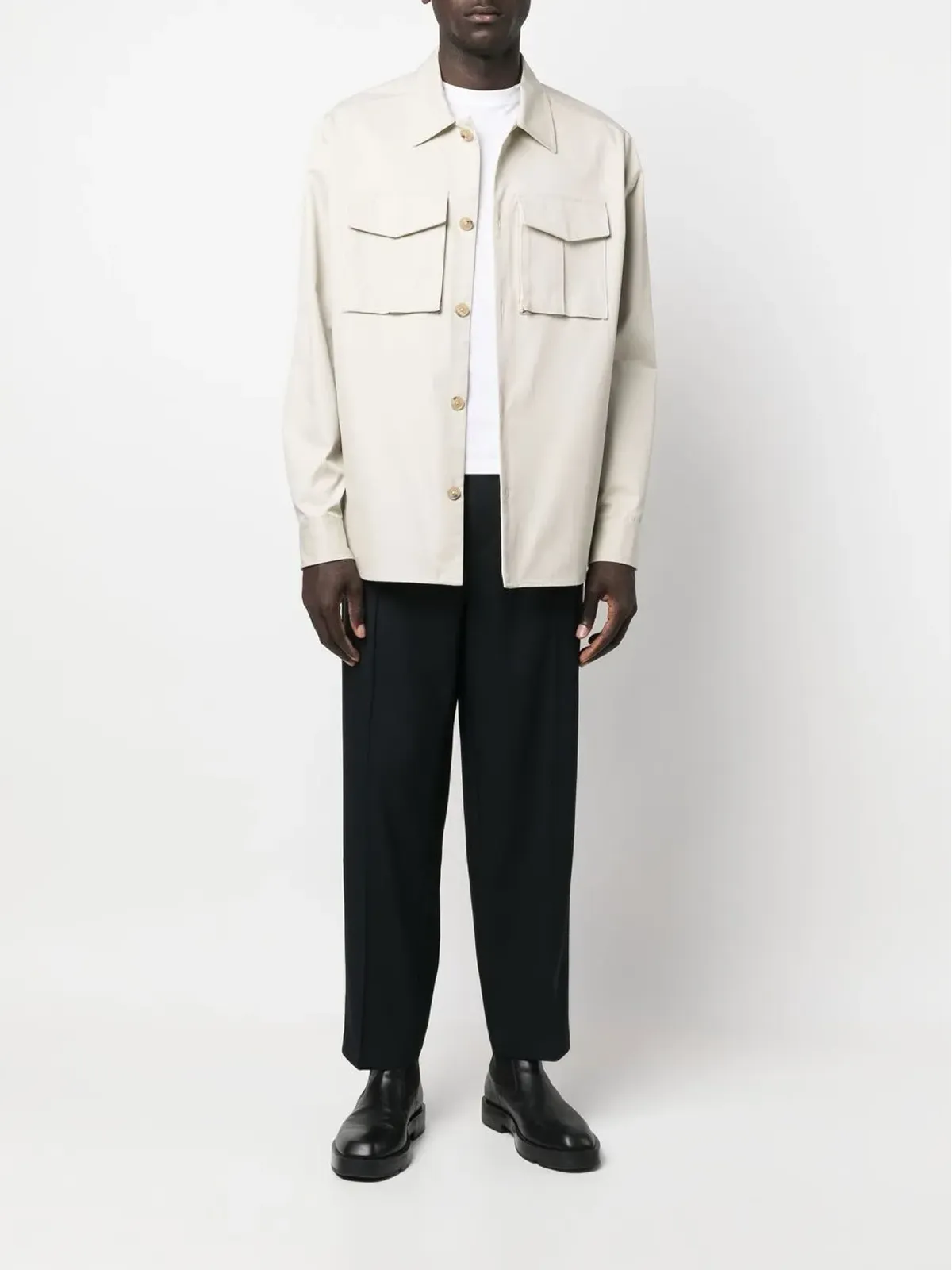 Jil Sander クロップド テーラードパンツ - 画像2
