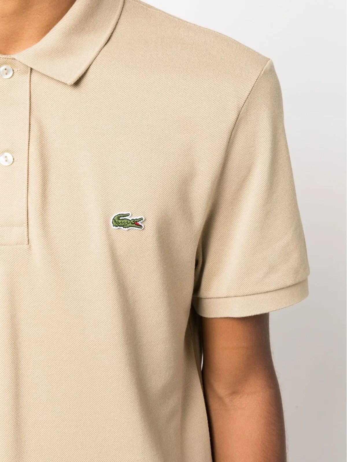 Lacoste アップリケロゴ半袖ポロシャツ - 画像5