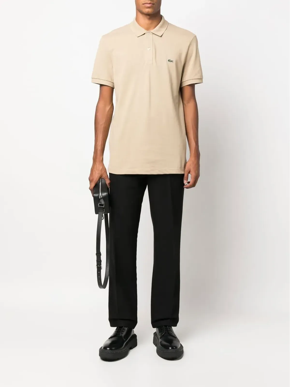 Lacoste アップリケロゴ半袖ポロシャツ - 画像2