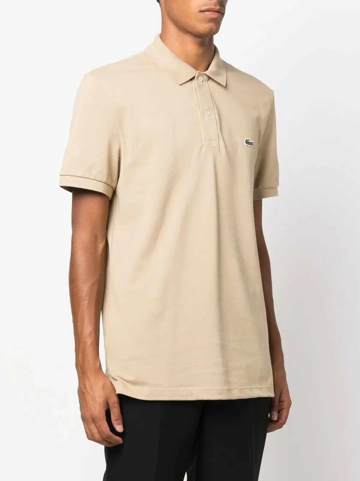Lacoste アップリケロゴ半袖ポロシャツ - 画像3