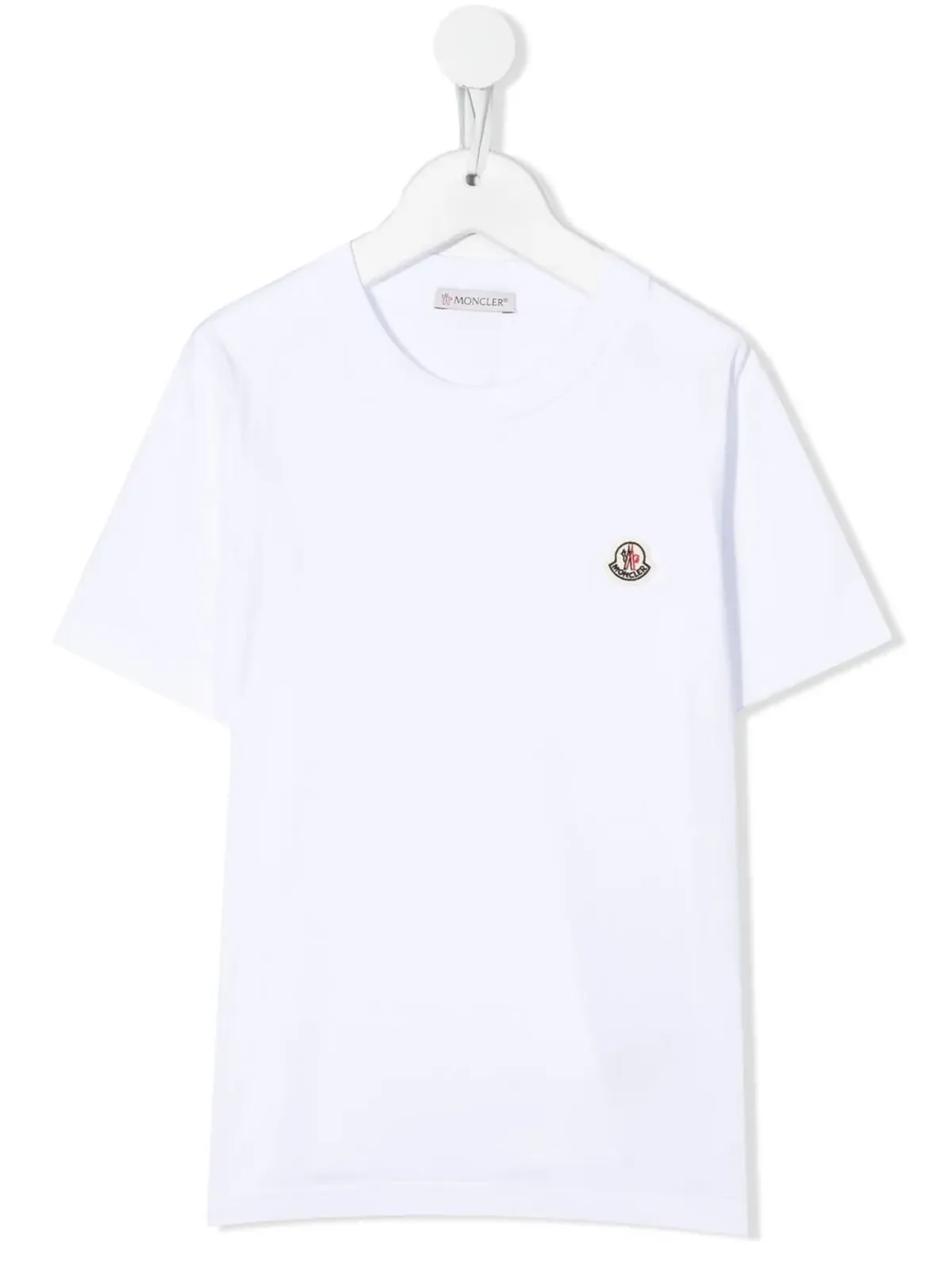Moncler Enfant ロゴパッチ半袖Tシャツ - 画像1