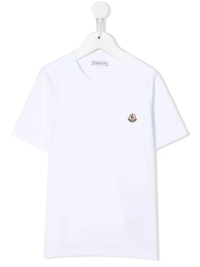 Moncler Enfant Moncler Enfant ロゴパッチ半袖Tシャツの商品画像