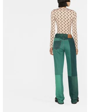 Marine Serre Moonogramストレートジーンズ - サムネイル3