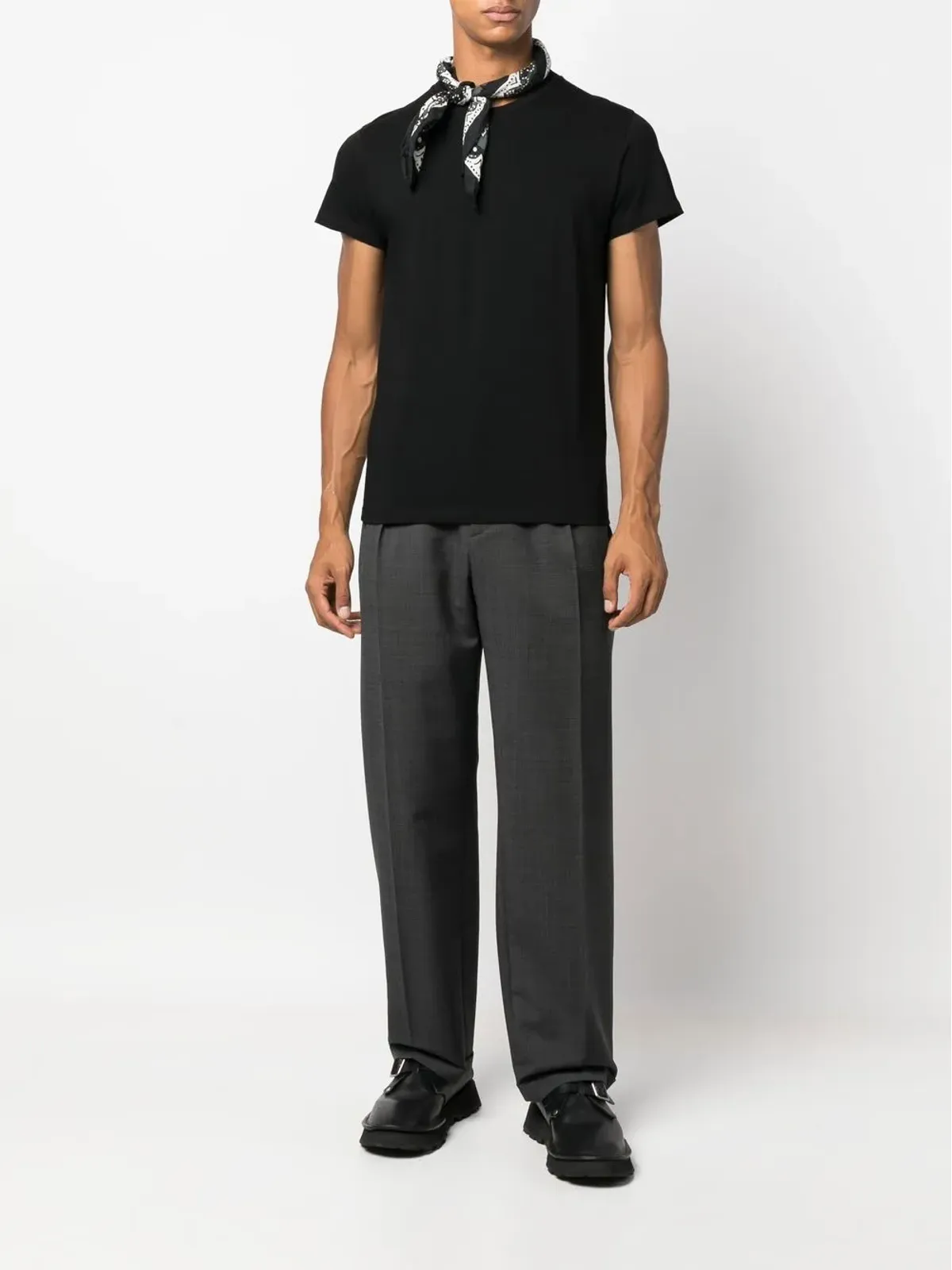 Jil Sander 半袖コットンTシャツ ブラック - 画像2