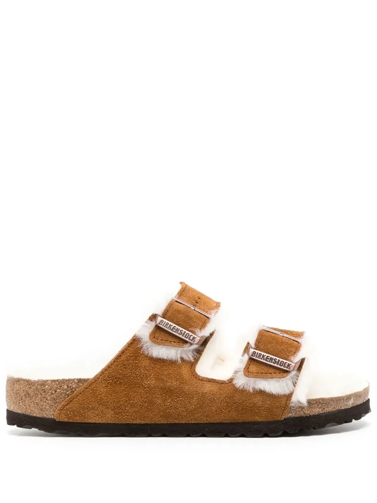 Birkenstock シアーリングライニング付きスリップオンサンダル - 画像1