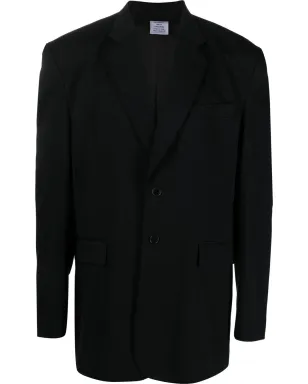 VETEMENTS オーバーサイズ シングルブレスト ブレザー - サムネイル1