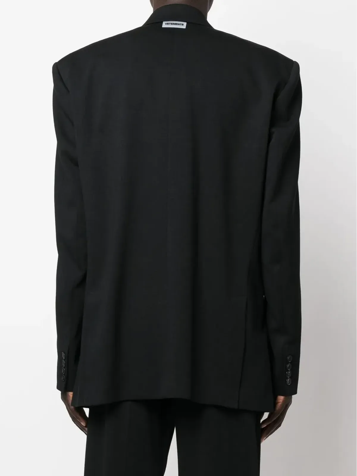 VETEMENTS オーバーサイズ シングルブレスト ブレザー - 画像5