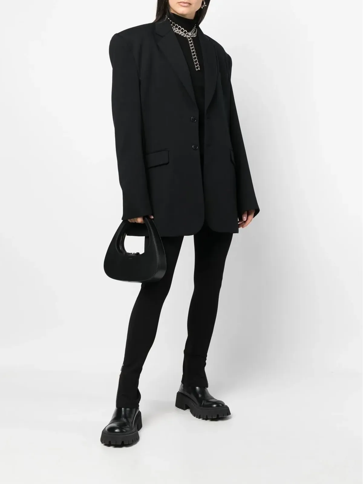 VETEMENTS オーバーサイズ シングルブレスト ブレザー - 画像3
