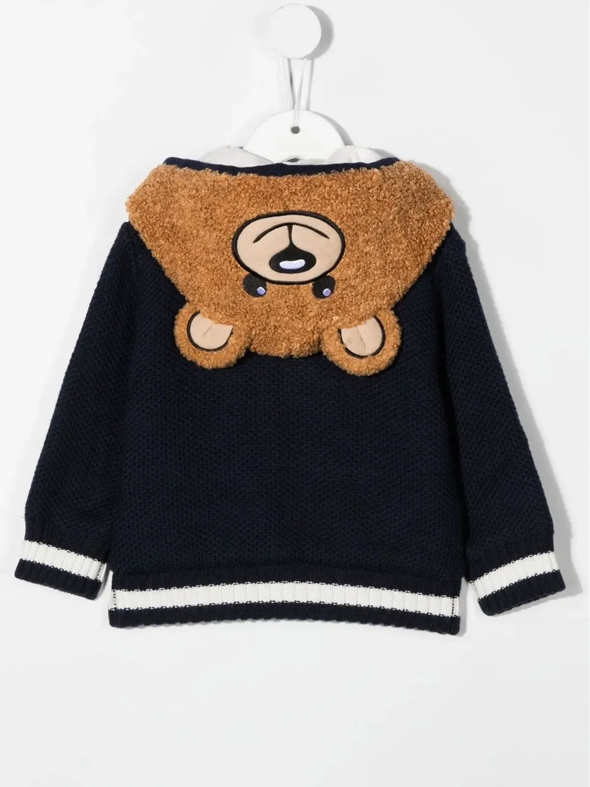 Moschino Kids テディベアモチーフジップアップジャケット - 画像2