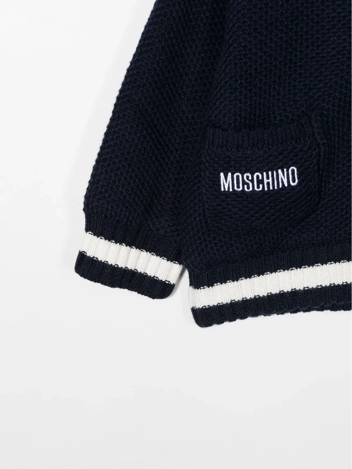 Moschino Kids テディベアモチーフジップアップジャケット - 画像3