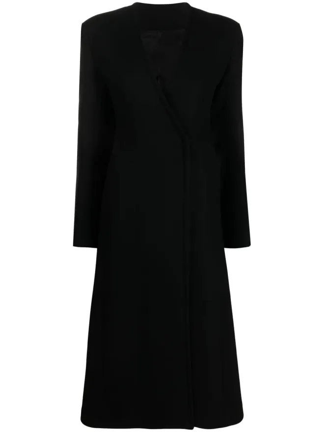 THE ATTICO The Attico Vネック ロングコートの商品画像