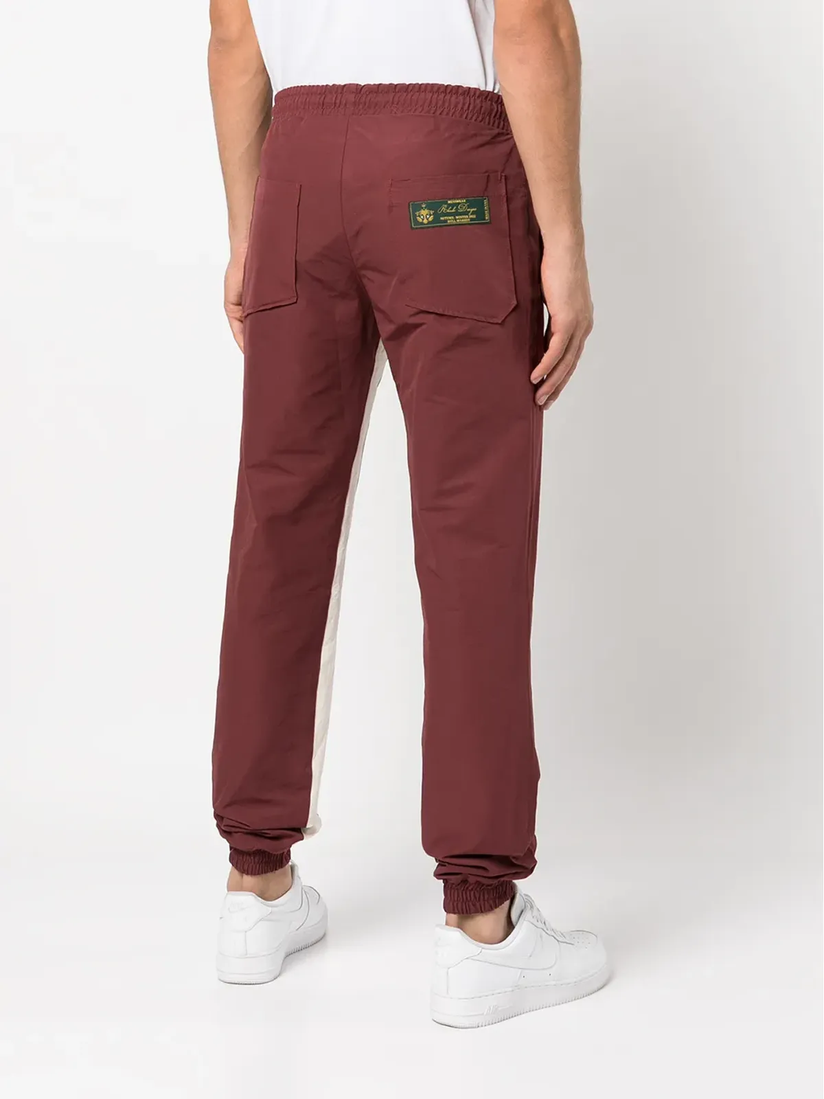 RHUDE ロゴパッチ・ストライプディテールのトラックパンツ - 画像4