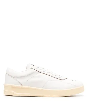 Jil Sander レースアップレザースニーカー - White - サムネイル1