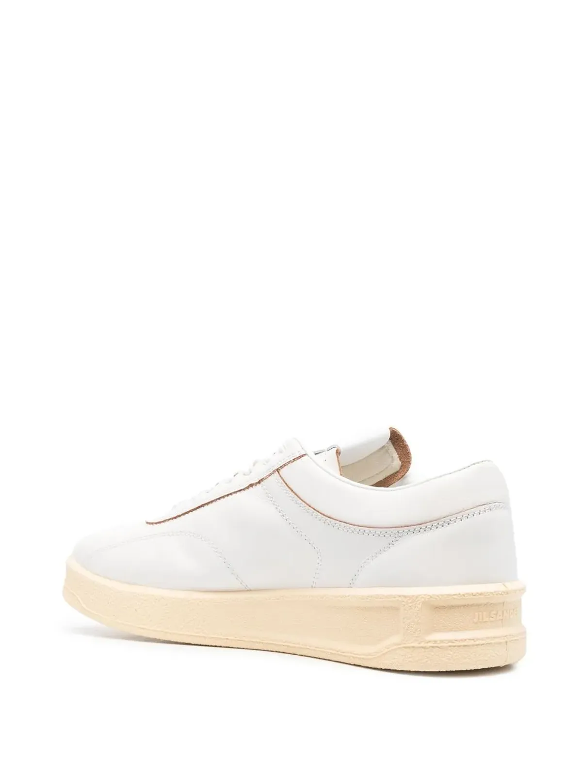 Jil Sander レースアップレザースニーカー - White - 画像3