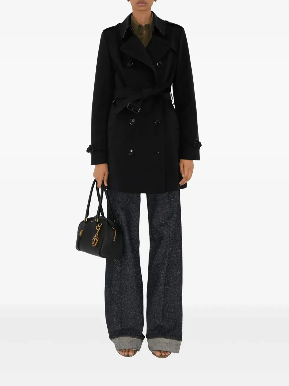 Burberry ショートチェルシー ヘリテージ トレンチコート - 画像2