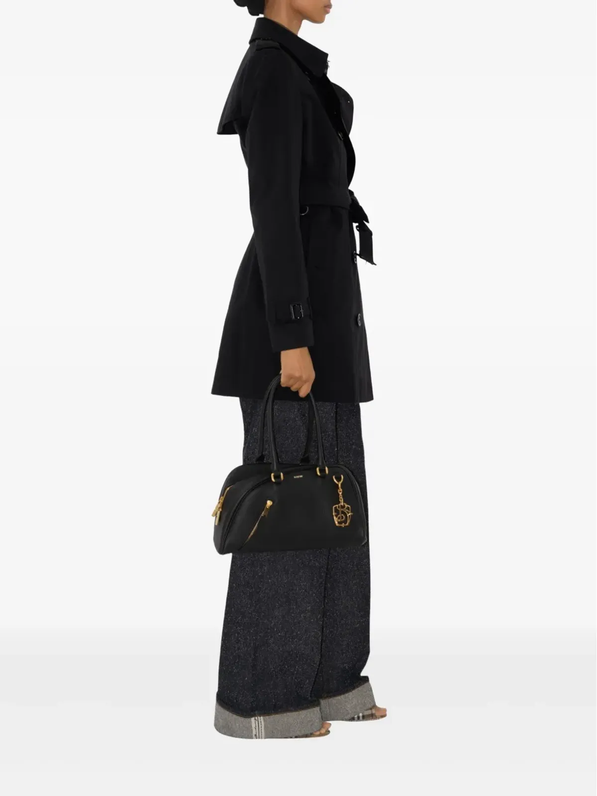 Burberry ショートチェルシー ヘリテージ トレンチコート - 画像3