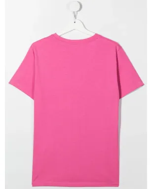 Versace Kids TEEN gem-logo short-sleeved T-shirt - Pink - サムネイル2