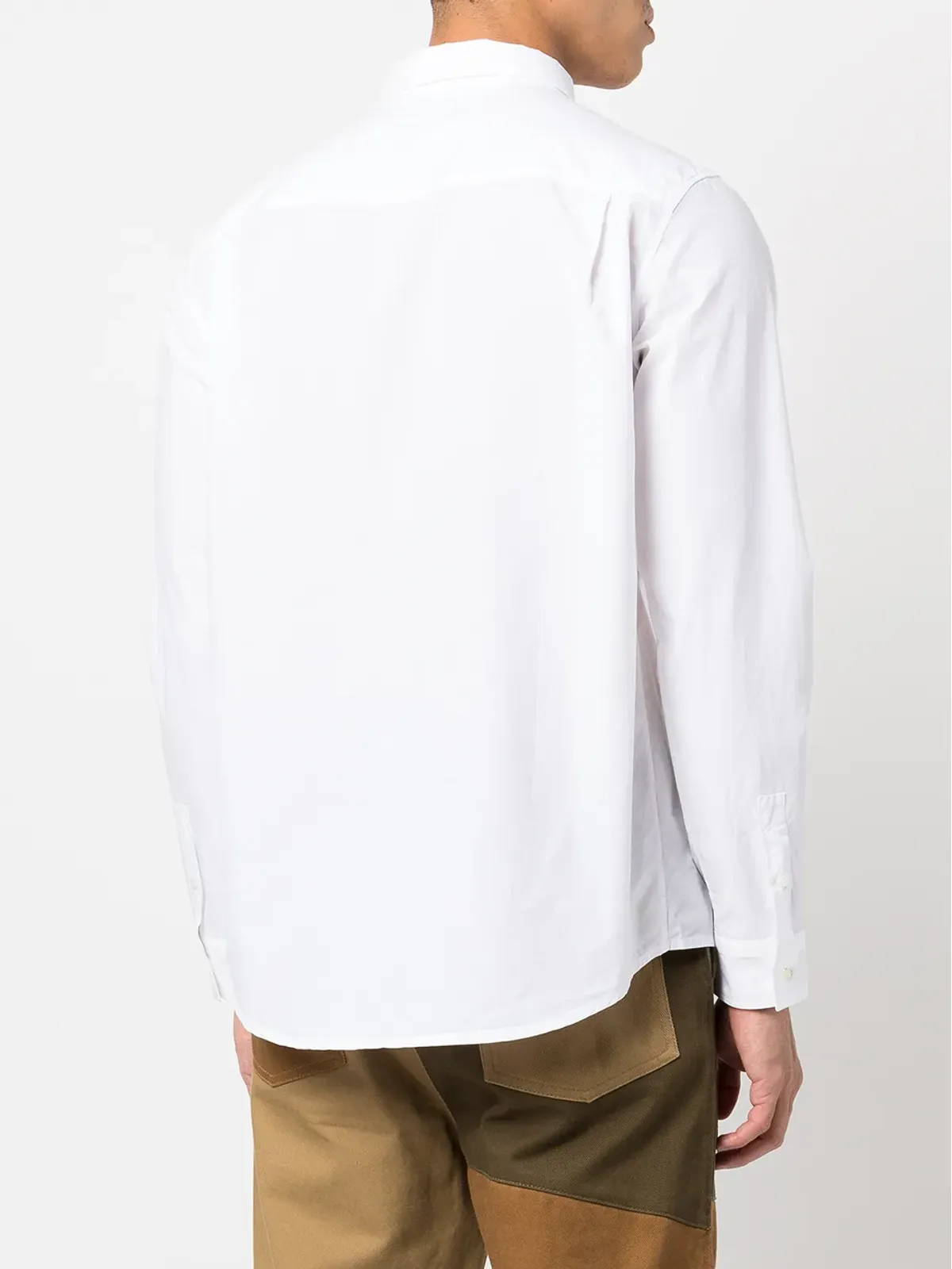A.P.C. エドゥアール ボタンカラー シャツ - 画像4