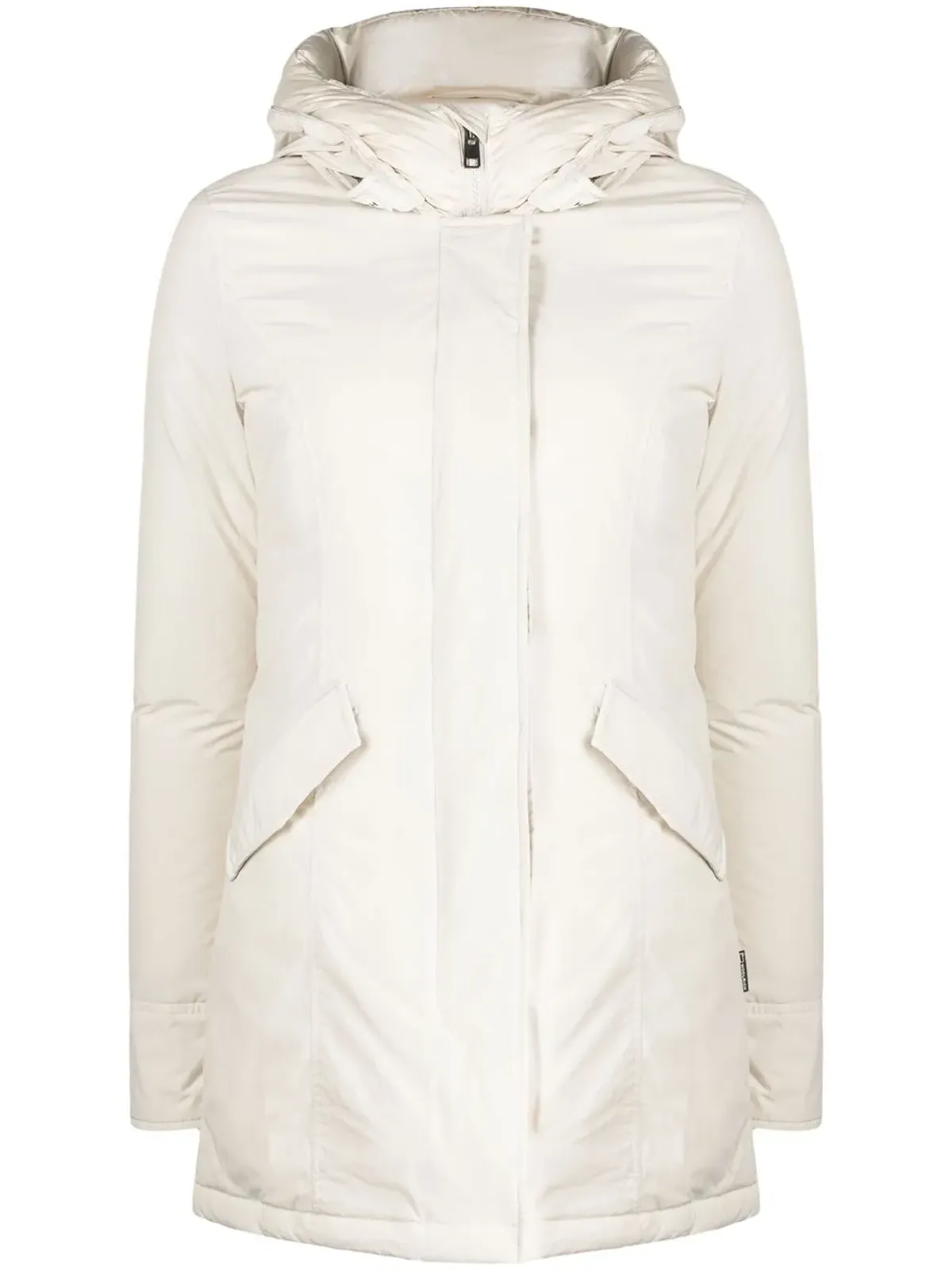 Woolrich フード付きダックフェザーコート - 画像1