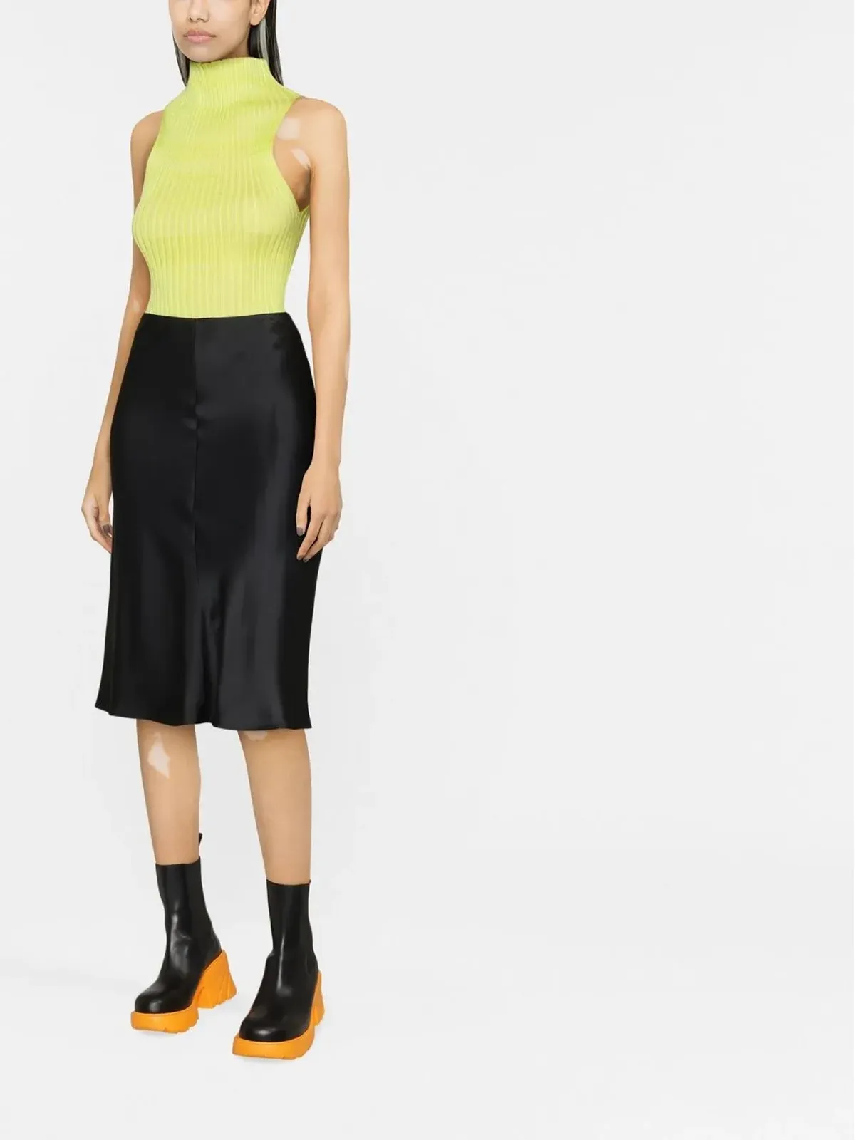 Stella McCartney ドレープミディスカート - 画像2