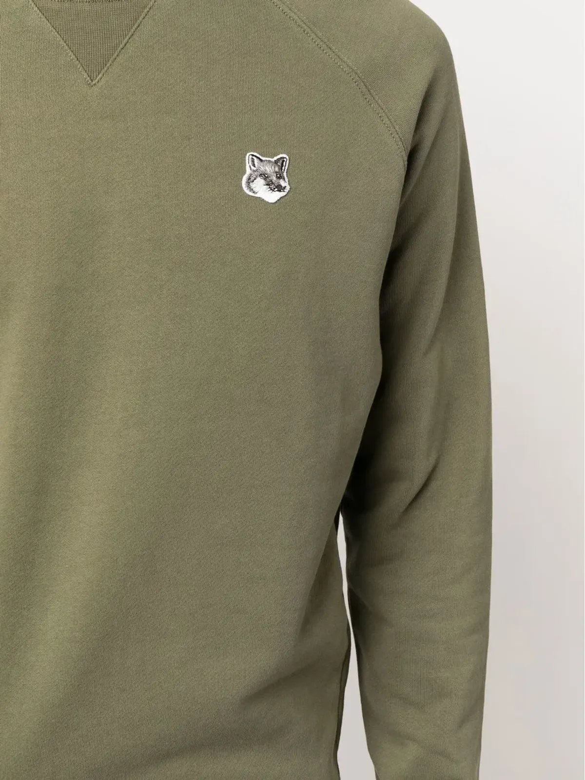 Maison Kitsuné ロゴパッチ クルーネック スウェットシャツ - 画像5
