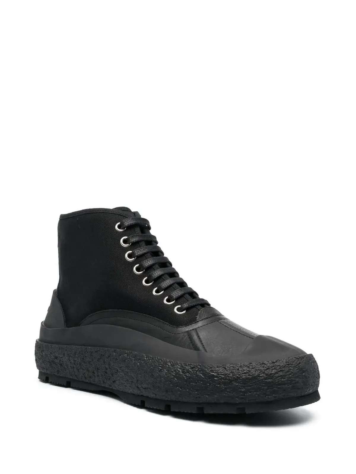 Jil Sander ハイカットスニーカー - ブラック - 画像2