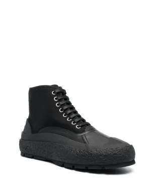 Jil Sander ハイカットスニーカー - ブラック - サムネイル2