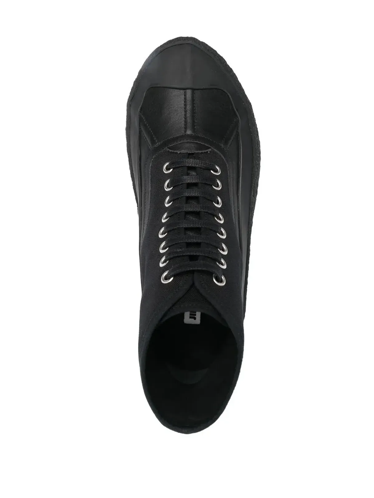 Jil Sander ハイカットスニーカー - ブラック - 画像4